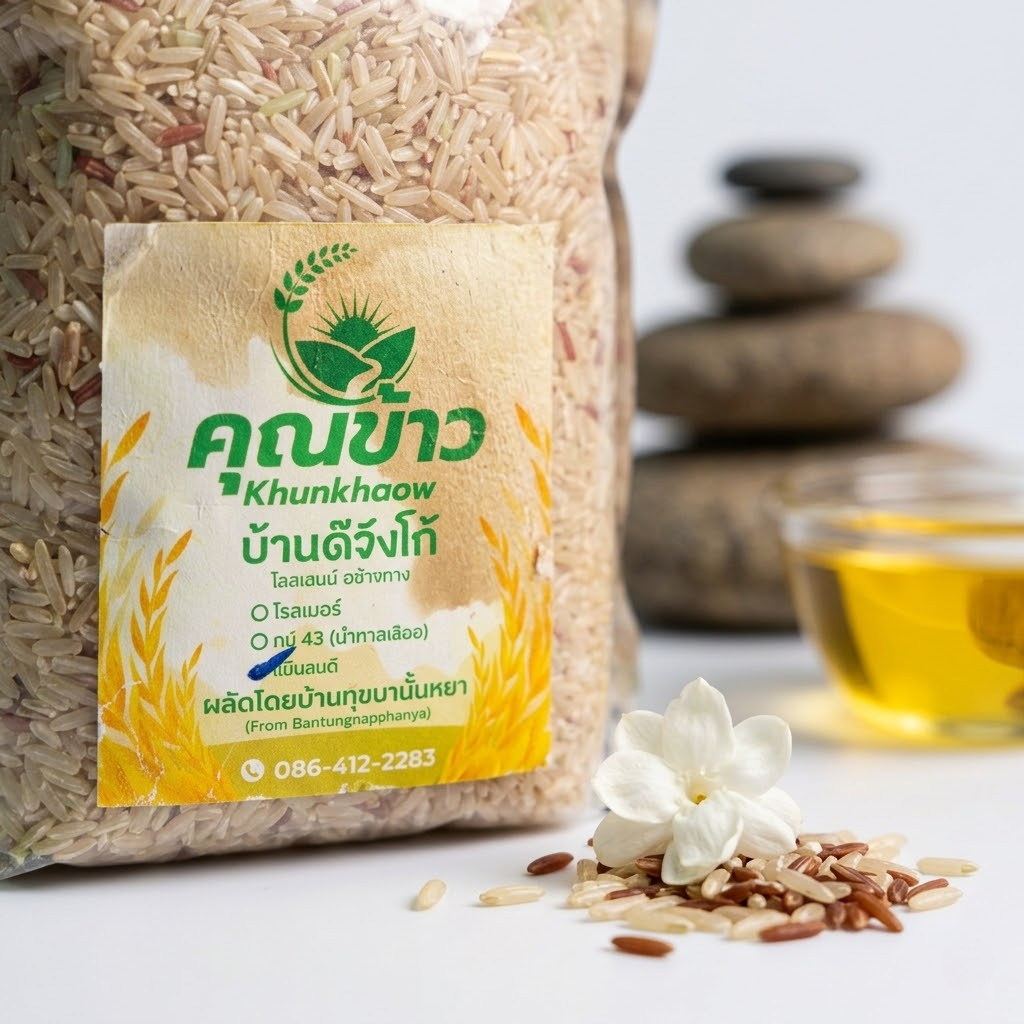 ข้าวหอมมะลิ คุณข้าวบ้านดีจังโก้ - Image 3