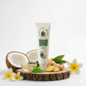 ยาสีฟันสมุนไพรน้ำมันมะพร้าวออร์แกนิค