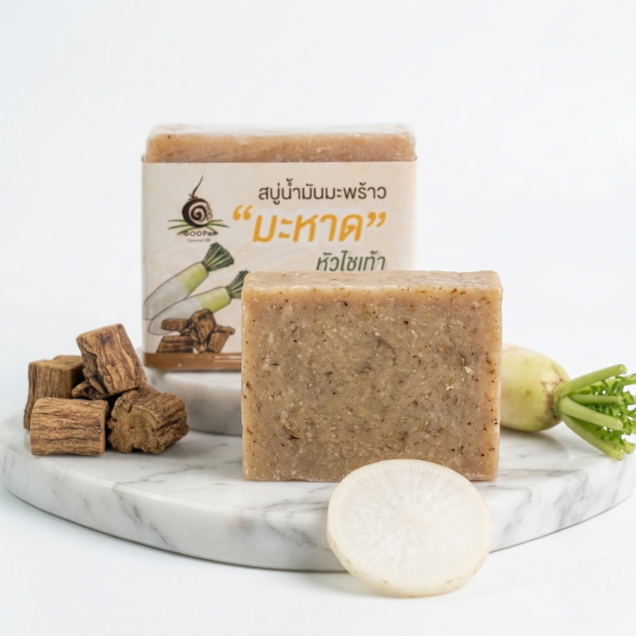 สบู่น้ำมันมะพร้าวมะหาดหัวไชเท้า - Image 4