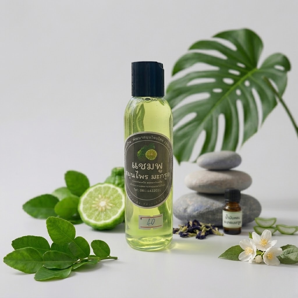 แชมพูสมุนไพรมะกรูด