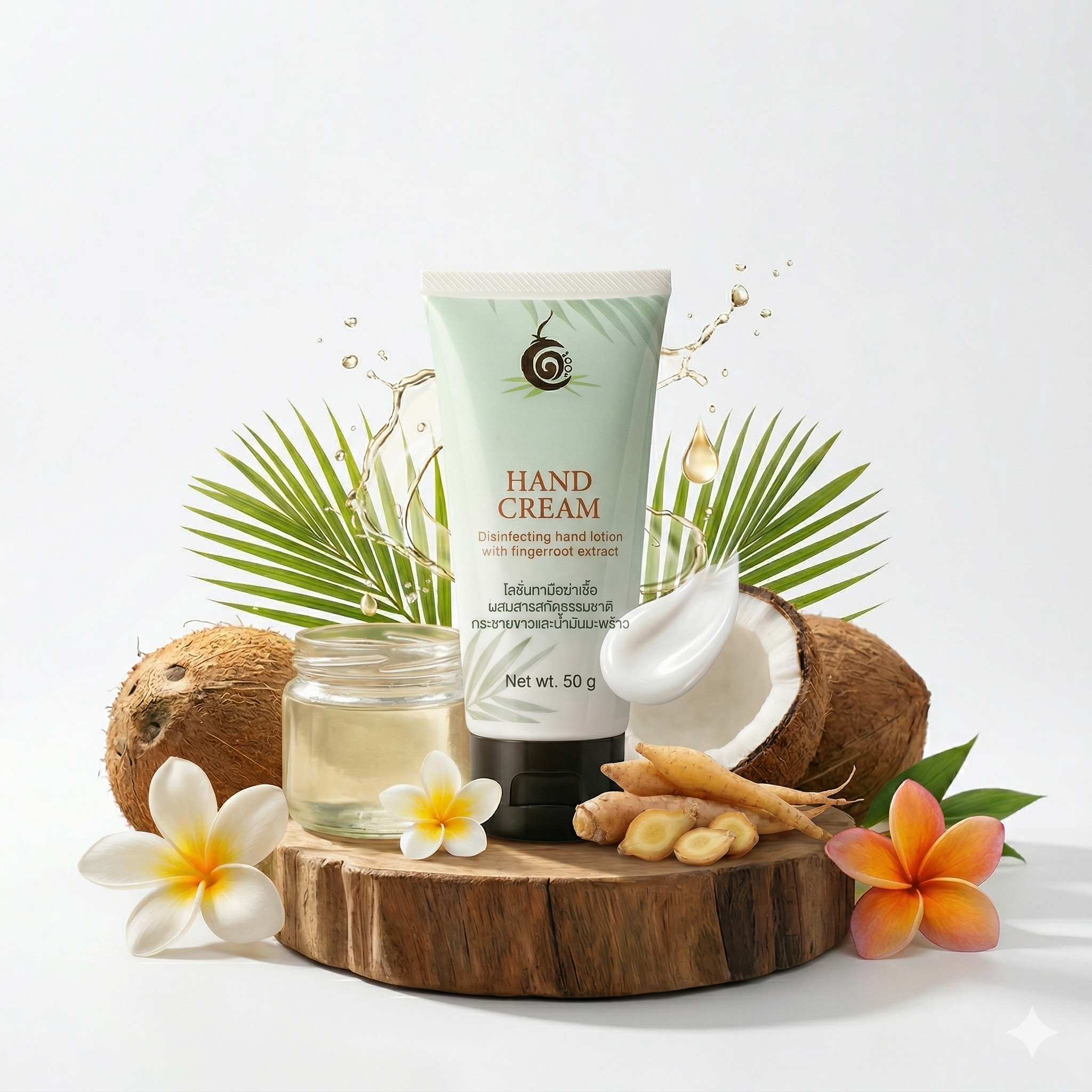 โลชั่นทามือสูตรน้ำมันมะพร้าวออร์แกนิค - Image 2